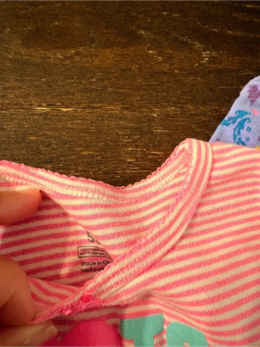 Pj lot two short sleeve tops and 1 long pants